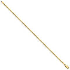 14K 8 inch 1.4mm Franco with Lobster Clasp Bracelet