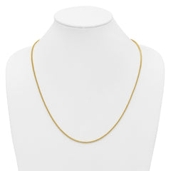 14K 24 inch 1.5mm Franco with Lobster Clasp Chain