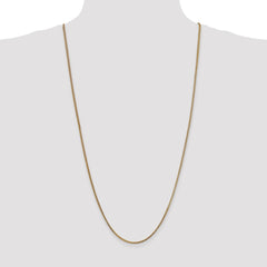 14K 30 inch 1.5mm Franco with Lobster Clasp Chain
