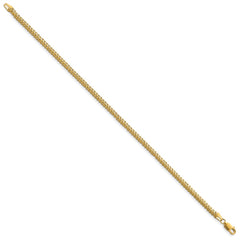 14K 7 inch 2.3mm Franco with Lobster Clasp Bracelet