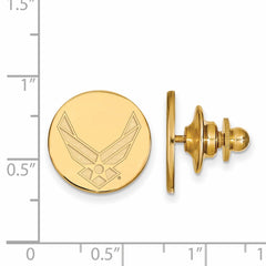 Sterling Silver Gold-plated LogoArt U.S. Air Force Lapel Pin