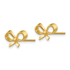 14k Bow Post Earrings