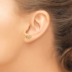 14k Bow Post Earrings