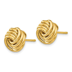 14k Polished Fancy Post Earrings - 4