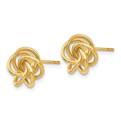 14k Love Knot Earrings - 3