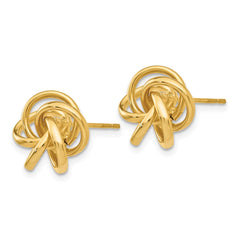 14k Love Knot Earrings - 4