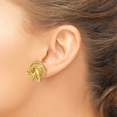 14k Love Knot Earrings - 4