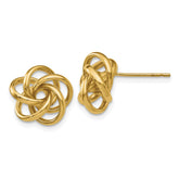 14k Love Knot Earrings - 4