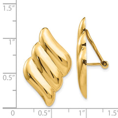 14k Non-pierced Fancy Earrings - 3