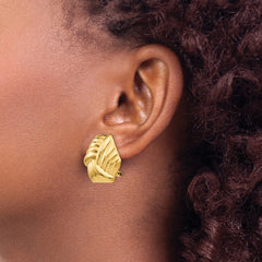 14k Omega Clip Non-pierced Earrings