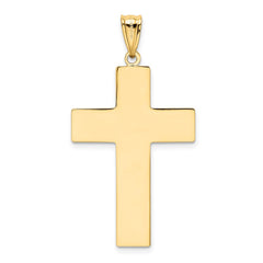 14k Hollow Cross Pendant - 6