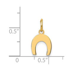 14k Horseshoe Charm - 4