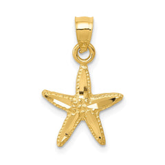 14K Starfish Pendant - 5