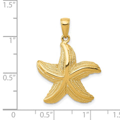 14k Starfish Pendant - 3
