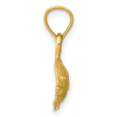 14K Fish Pendant - 2