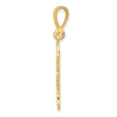 14k Sun Charm - 2