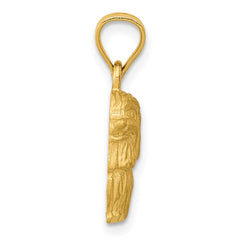 14K Diamond-cut Shih Tzu Pendant - 2