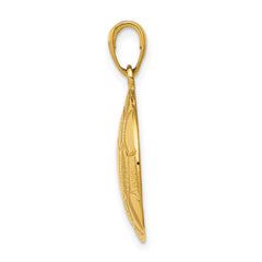 14k Soccer Ball Pendant - 3
