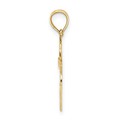 14K I HEART BASKETBALL Charm