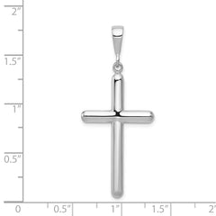 14k White Gold Cross Pendant - 3