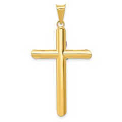14K Two-Tone w/Rhodium Inri Crucifix Pendant - 2