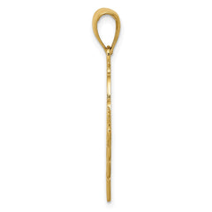 14k GRANDMA Birthstone Charm Holder Pendant