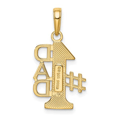 14k #1 DAD Charm - 8