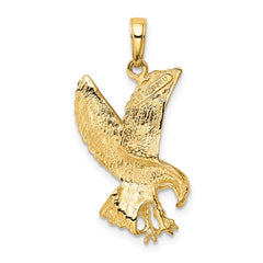 14k Eagle Charm - 2