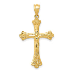 14k Crucifix Pendant - 6