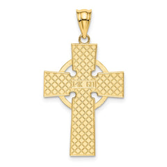 14k Celtic Cross Pendant - 17