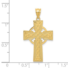 14k Celtic Cross Pendant - 17