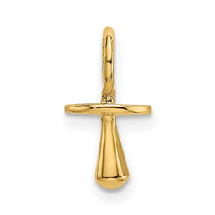 14K Gold Polished 3-D Pacifier Charm