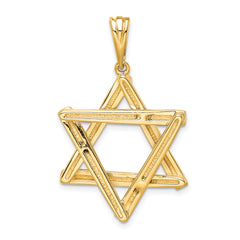 14K Star of David Pendant - 5