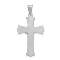 14k White Gold Crucifix Pendant - 5