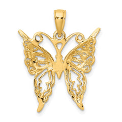 14K Cut-Out Butterfly Charm