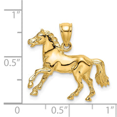 14K 3-D Horse Charm - 4