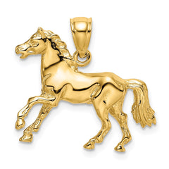 14K 3-D Horse Charm - 4