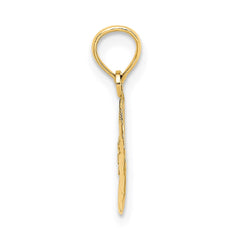 14K Sun Charm