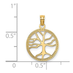 14K Small Family Tree Charm