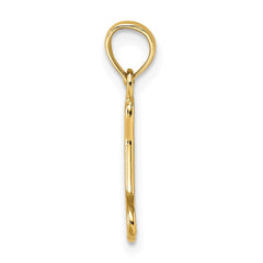 14K Cut-Out Polished Mini Dog Bone Charm