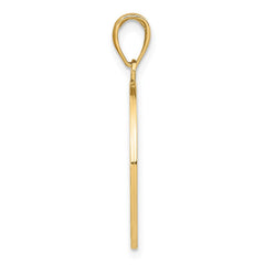 14K Large Tree Of Life In Round Frame Charm