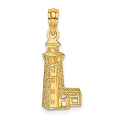 14K Lighthouse Charm - 2