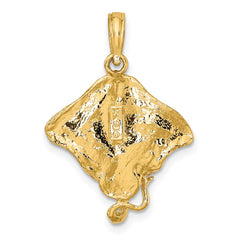 14K Stingray Charm - 5