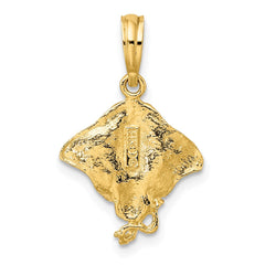 14K Stingray Charm - 3