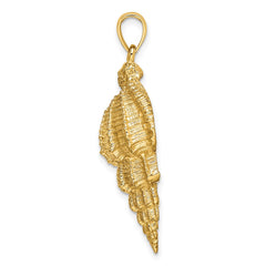 14K Wentletrap Shell Charm - 2