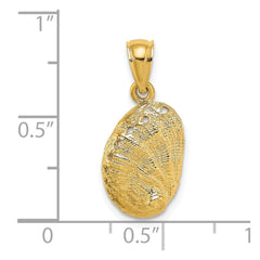 14K Abalone Shell Charm - 2