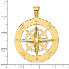 14K Nautical Compass Charm - 3