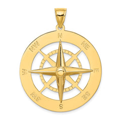 14K Nautical Compass Charm - 3