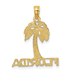 14K FLORIDA Palm Tree Charm