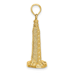 14K 3-D Cape Henlopen Lighthouse, De Charm